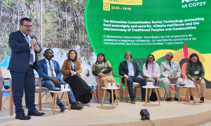 Itaipu discute apoio a comunidades indígenas em painel da COP29, no Azerbaijão