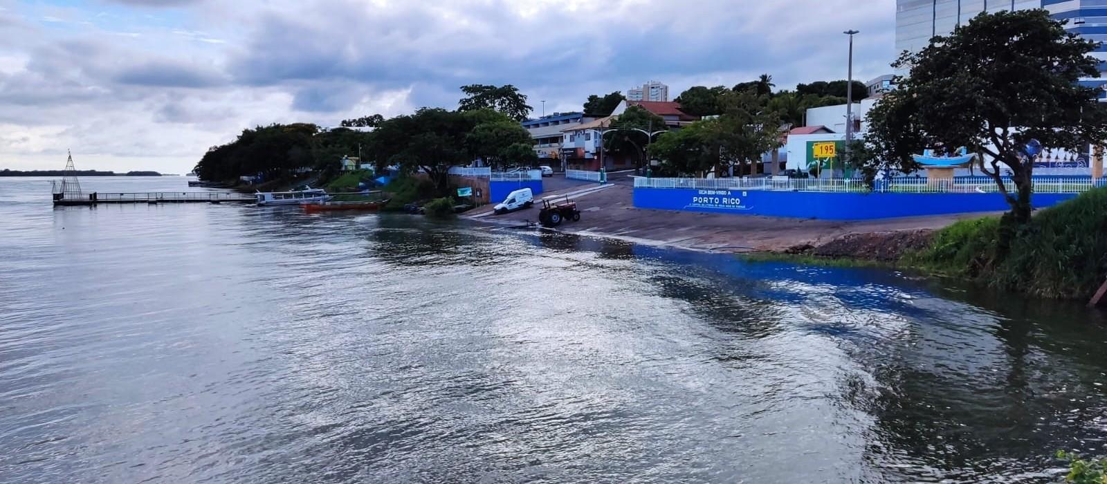 Nível do Rio Paraná está subindo