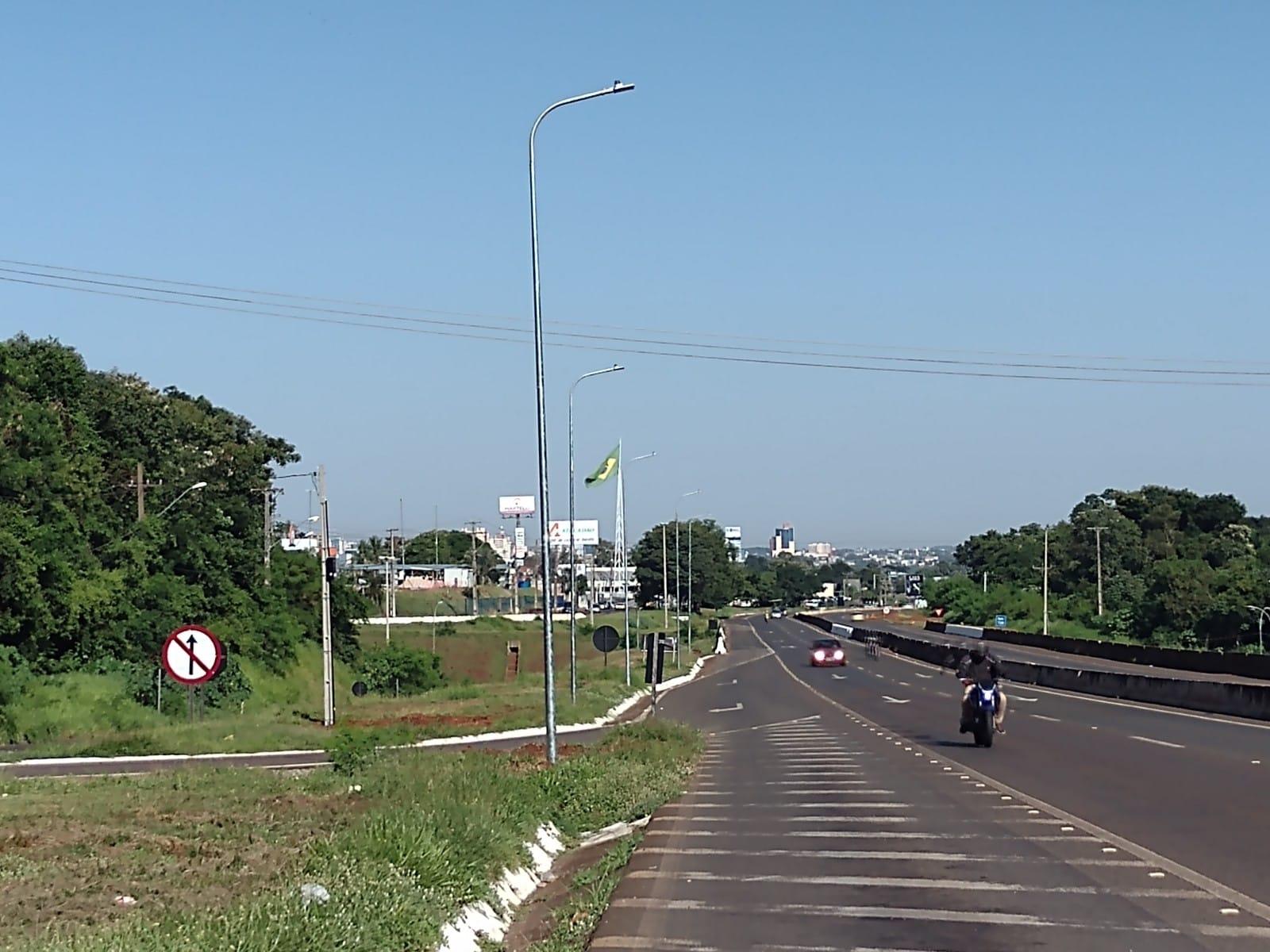 Trechos urbanos da BR 277 vão ganhar iluminação