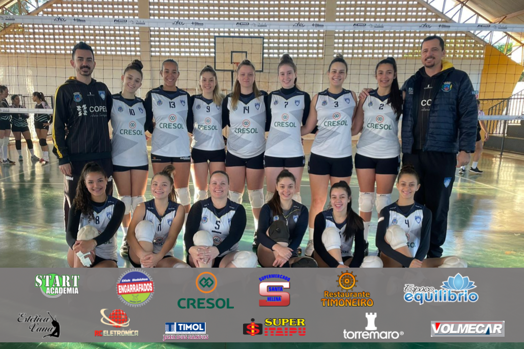 No Voleibol Feminino, Santa Helena se classifica para a semifinal da fase regional dos JAP’S