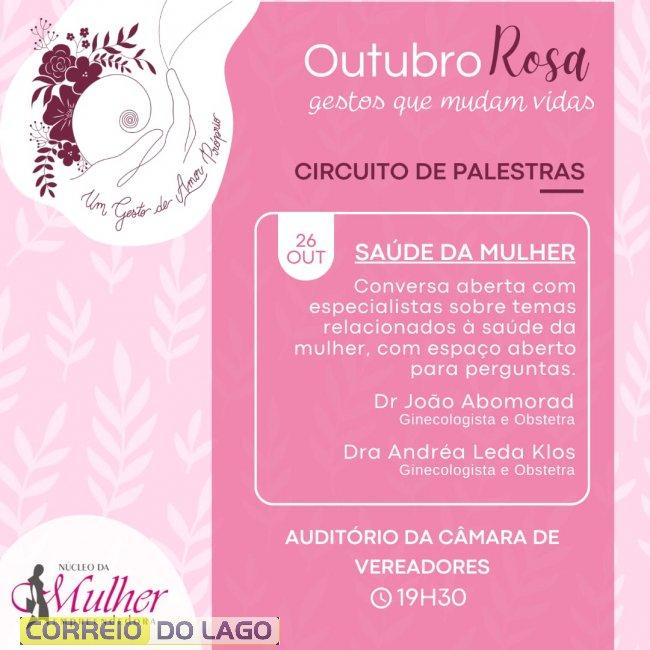 Núcleo da Mulher Empreendedora de Santa Helena promove palestra sobre saúde feminina