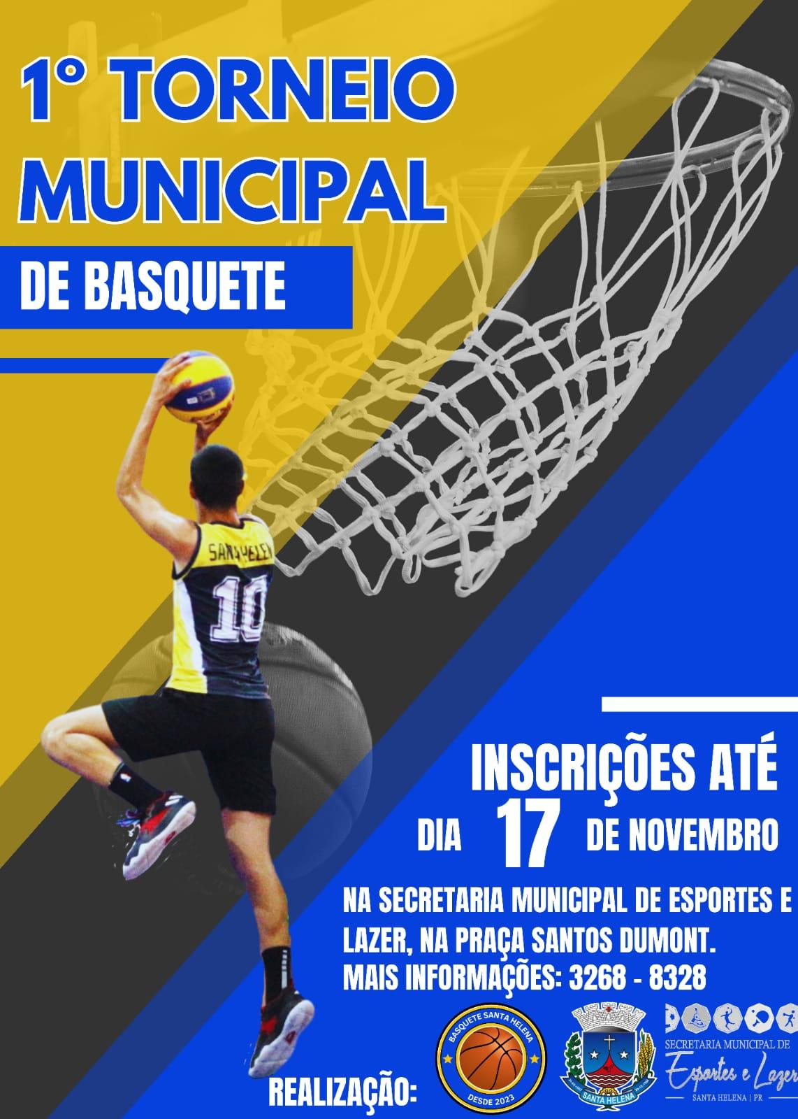 1º Torneio de Basquete em SH tem inscrições abertas até esta sexta-feira