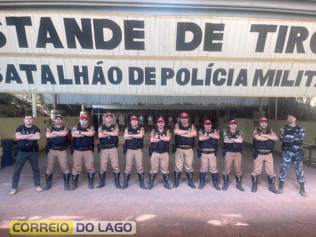 Policiais rodoviários de SH recebem capacitação para o uso de novo armamento