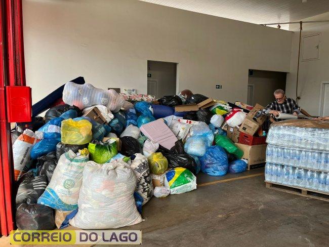 Santa Helena envia sétima remessa de doações para o Rio Grande do Sul