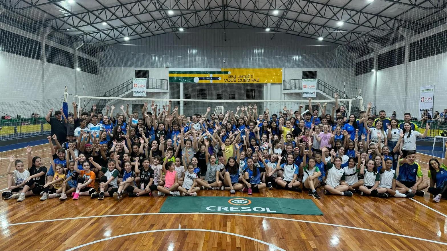 2º Festival de Voleibol das Escolinhas 2024 é realizado em Santa Helena