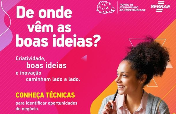 Sebrae e Acisa promovem palestra sobre origem de ideias para empreendedores